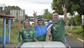 Motociata em apoio ao presidente Bolsonaro em Água Branca