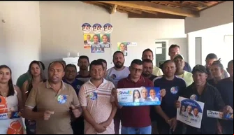 Prefeito, vice e vereadores de Pavussu aderem a campanha de Sílvio Mendes.