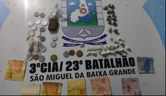Apreensão realizada em São Miguel da Baixa Grande.