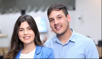 Casal de namorados.