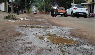 Buracos na Avenida Camilo Filho