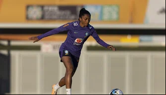 Treino da Seleção Brasileira de Futebol Feminino