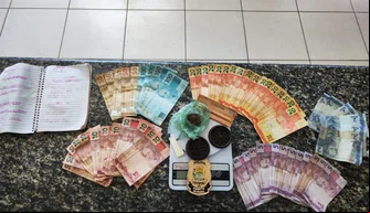 Material apreendido pela Polícia Civil