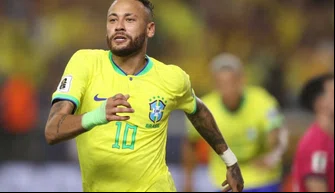 Neymar em partida contra a Bolívia, nessa sexta-feira (08)