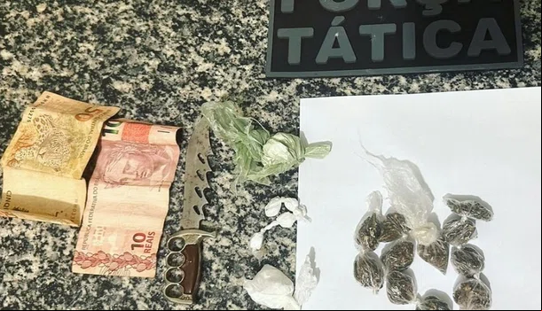 Jovem é preso suspeito de tráfico de drogas na cidade de Valença