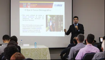 Evento de divulgação do Censo 2022