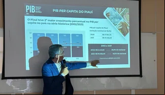Washington Bonfim apresenta os resultados do PIB estadual