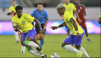 Endrick e John Kennedy marcam, e Brasil vence a Colômbia no Pré-Olímpico