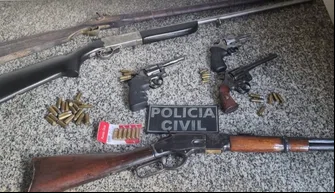 Armas apreendidas