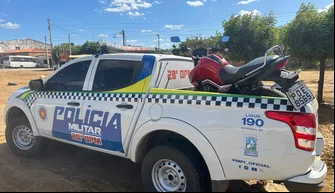 A moto que levava o suspeito e a vítima havia sido roubada no Ceará.