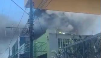 Incêndio na Avenida Miguel Rosa