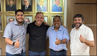 União Brasil declara apoio à reeleição de Enzo Samuel na presidência da Câmara de Teresina