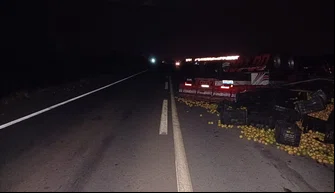 Capotamento de caminhão em Geminiano, PI