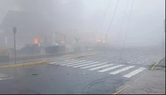 Avião de pequeno porte cai em Gramado