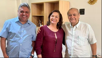 Dep. Júlio Arcoverde, Sec. Eliane Nogueira e Prefeito Silvio Mendes