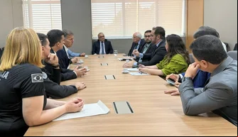Reunião entre representantes do TJ e da Sejus