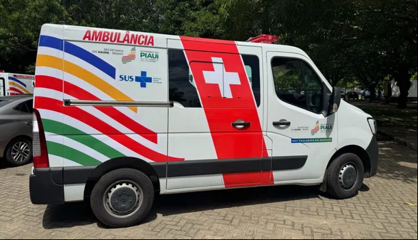 Ambulância equipadas para hospitais da rede estadual