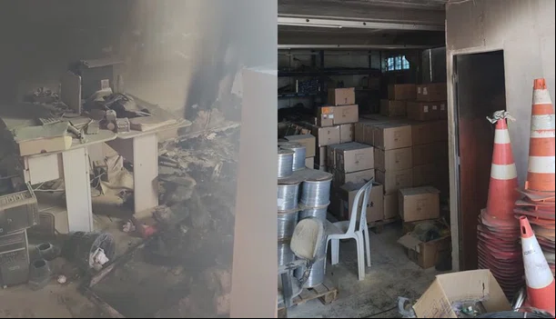 Incêndio atinge empresa de telecomunicações no bairro Pirajá