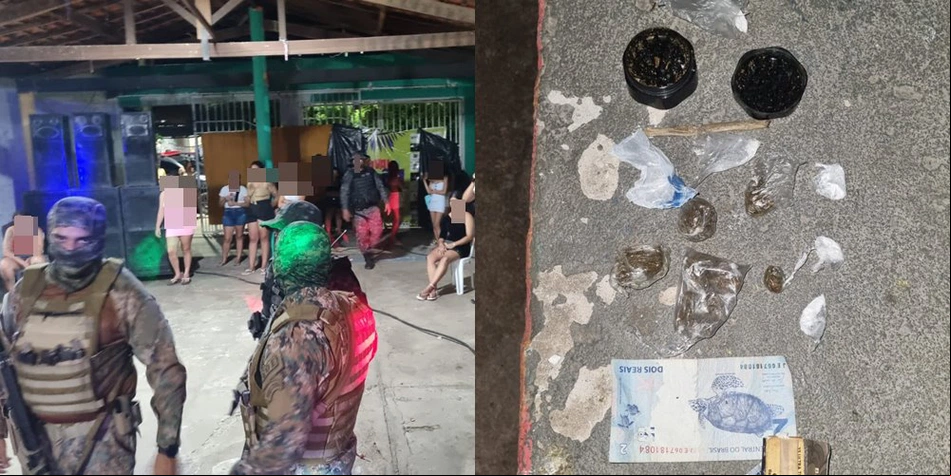 PM prende foragido da justiça durante festa de apologia à facção em Timon